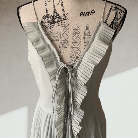 Light grey corset front dress MED - Picture 2 of 6